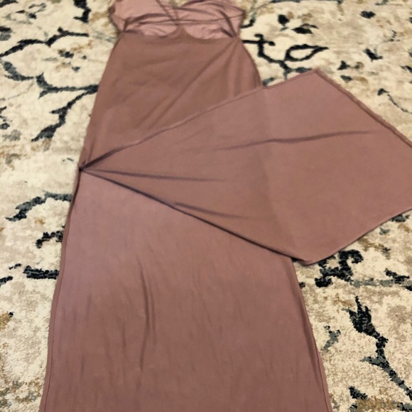 Plunge Maxi Dress Sz S/P - Picture 5 of 6